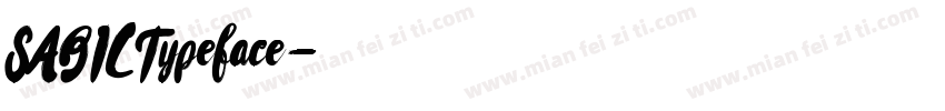 SABIC Typeface字体转换